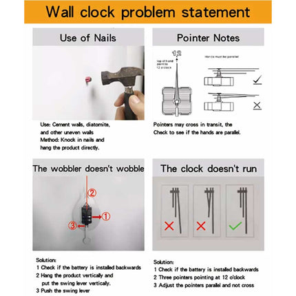 Waterdrop Silent Wall Clock Modern Pendulum Acrylic Wall Hanging Silent Clock