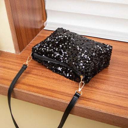 Ladies' banquet, wedding, party dual-use crossbody bag, shining multi-purpose hand-held crossbody bag