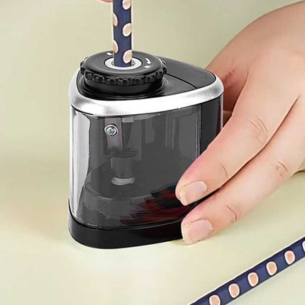 Electric Automatic Pencil Sharpener Battery Operated Kids School Office Gift