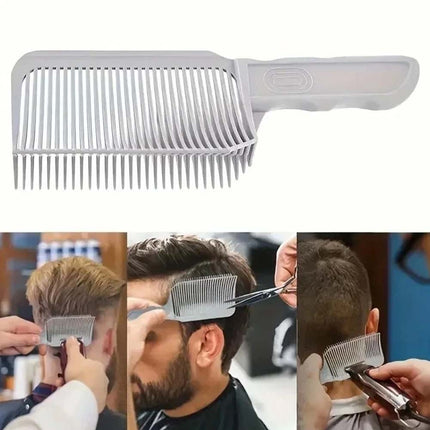 Adjustable Hair Trimming Guide Tool, DIY Neckline Shaping Template for Men, Perfect Home Haircut & Grooming Assistant