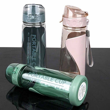 Unisex Portable Sports Water Bottle BPA Free Leakproof Gym Bottle Drink Mugs