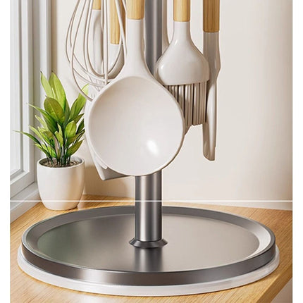 Degree Rotatable Kitchen Tool Holder Utensil Stand for Spoon Spatulas Whisks