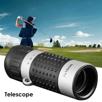 7 x 18 Golf Monocular Rangefinder Distance Meter Finder Binocular Pocket Scope