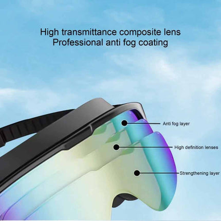 Adjustable Kids Anti-Fog Swimming Goggles, Pool Swim Glasses for Boys & Girls, Black