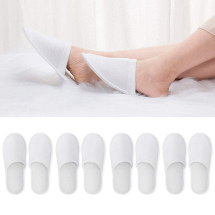 20 pairs SPA HOTEL GUEST SLIPPERS CLOSED TOE TOWELLING DISPOSABLE TERRY STYLE