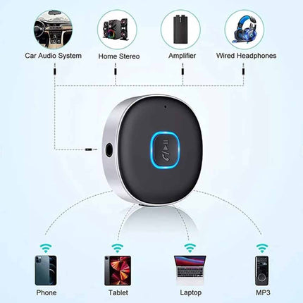Bluetooth Receiver Call Music Receiver AUX Adapter for Car Headphone iPod