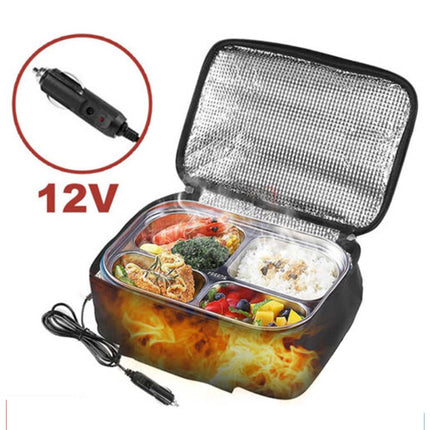 Car 12V Portable  Microwave 12V Heated Electric Lunch Box Food Warmer