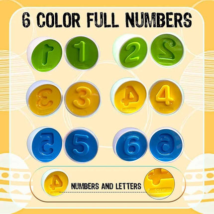 6 Pack Matching Shape Eggs, Montessori Sensory Colour Sorting Puzzle Toy for Toddler Babies