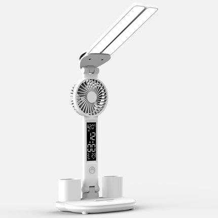 4 IN 1 LED Desk Lamp with Fan Dimmable Reading Lamp Reading Table Night Light