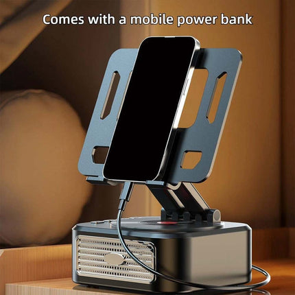 Adjustable Phone & Tablet Stand with Built-in Bluetooth Speaker