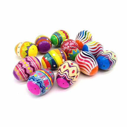 12pcs Prefilled Easter Eggs With Animal 3.5cm Plastic Easter Eggs Filled Toy