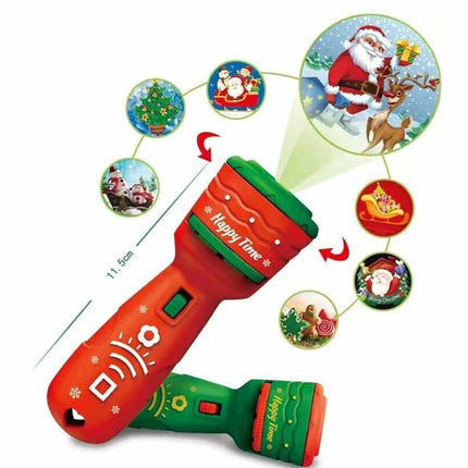 24 Pattern Christmas Slide Projector Handheld Torch Lamp Flashlight Kid Toy Gift