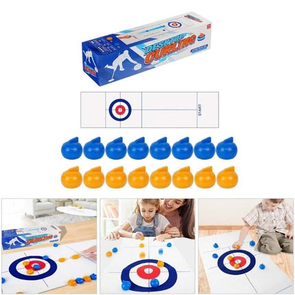 Funny Tabletop Mini Curling Game Indoor Sports Game for Adults