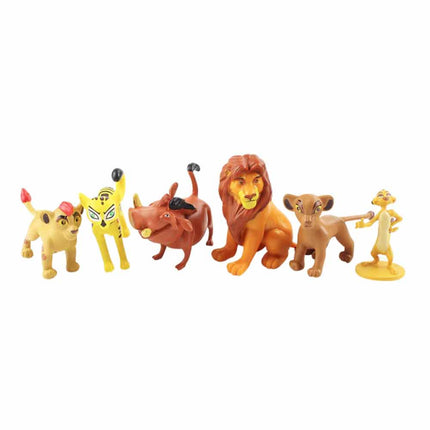 12Pcs Lion King Simba Nala Timon Pumbaa PVC Action Figures Model Cake Topper