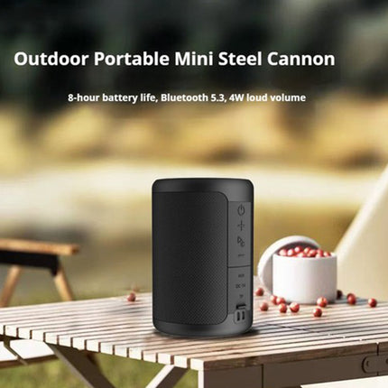 Small Mini Bluetooth Speaker Portable Wireless, Heavy Bass Loud Sound with RGB LED Light
