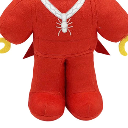 Red with Sword Plush Toy – Soft & Funny Cartoon Doll, Cute Collectible Plush Figure