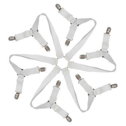 12Clamp Bed Mattress Sheet Clips Holders Fasteners Grippers Straps Suspender Fitted