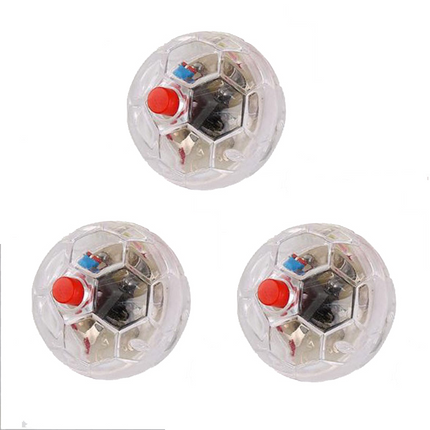 3x Ghost Hunting Motion Light Up Balls Flash Paranormal Equipment Pet Toy Motion