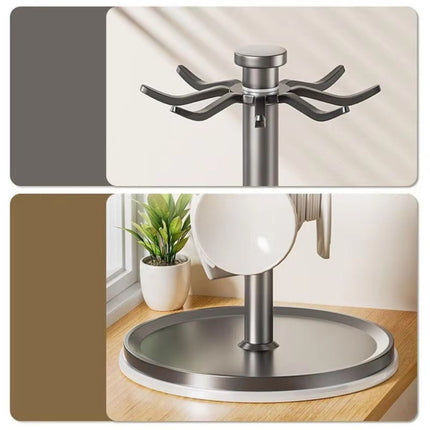 Degree Rotatable Kitchen Tool Holder Utensil Stand for Spoon Spatulas Whisks