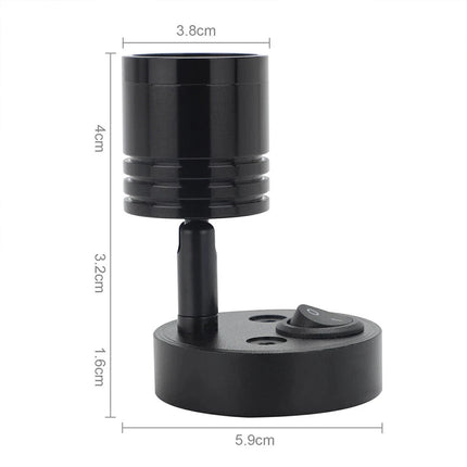 2x LED Reading White Light Camper Caravan Van Motorhome Boat Interior Spot Lamp 12V