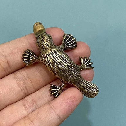 2x Mini Platypus Figurine Ornaments – Perfect for Tea Pet & Desktop Display