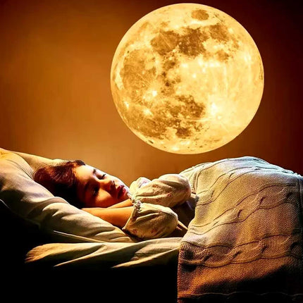 LED Earth&Moon Night Light Moon Projector Atmosphere Lamp Planet Wall Decoration