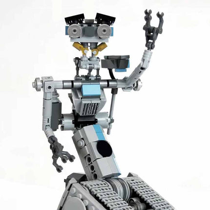 368‑Piece Sci‑Fi Tracked Robot Model Building Blocks Set, Kids DIY Construction Toy