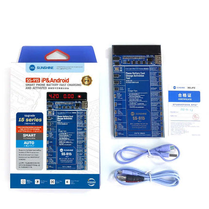 SUNSHINE SS-915 V9.0 IP Android Battery Activation Charging Board for 6G-15ProMa