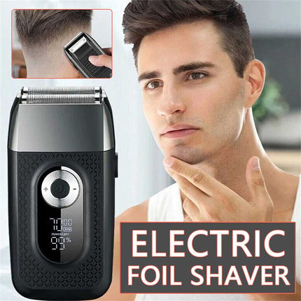 Electric Foil Shaver Reciprocating Cordless Razor Hair Clipper Beard Trimmer USB