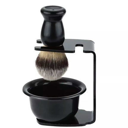 Holder Rack Stand Shave Safety Razor Bowl Tool Set Men Shaving Brush Mug Cup