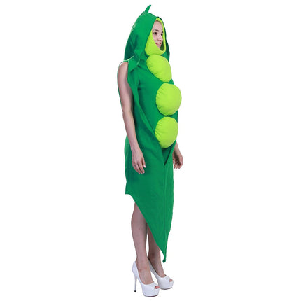 Adult Pea costume Fancy Dress Vegetable Costumes Halloween Cosplay Costume