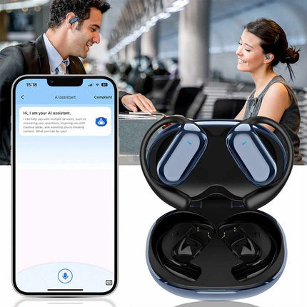 2025 Bluetooth Wireless Earbuds Voice AI Translator LED Earphones 144+ Language