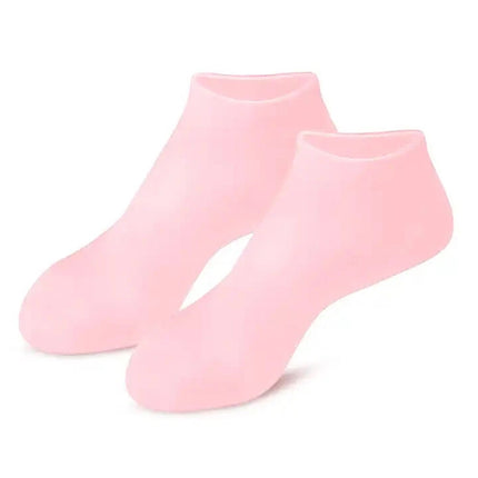 2Pairs Silicone Foot Care Socks Moisturizing Gel Socks Elastic Cracked Skin Care