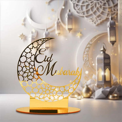 Ramadan Muslim Home Decoration - Islamic EID Mubarak Acrylic Ornament