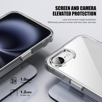 For iPhone 16e Case Compatible with Magsafe Cover Clear + TG Screen Protector