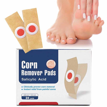 Corn Pads for Toes 24pcs Gentle Callus Removal Toes and Feet Adhesive