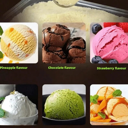 Multifunctional Stainless Steel Ice Cream Scoop & Ball Maker, Dual-Purpose Spoon
