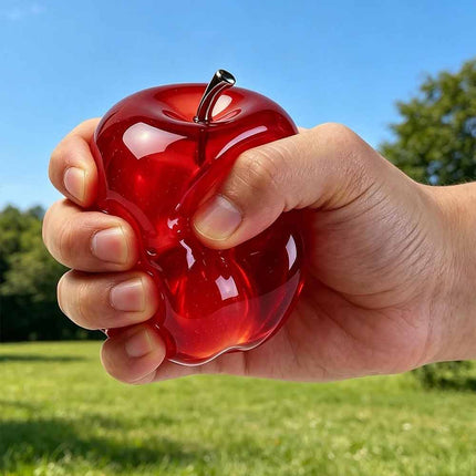 Red Apple Squishy Toy Soft Stress Relief Ball Fidget Sensory Toy for Kids
