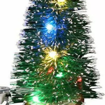 2X 30CM Mini Christmas Tree Table Top Desk Led Small Light Xmas Decoration