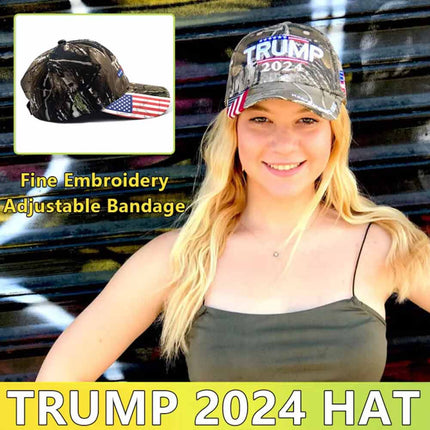 Donald Trump Hat 2024 MAGA Cap Camo USA KAG Make Keep America Great Again