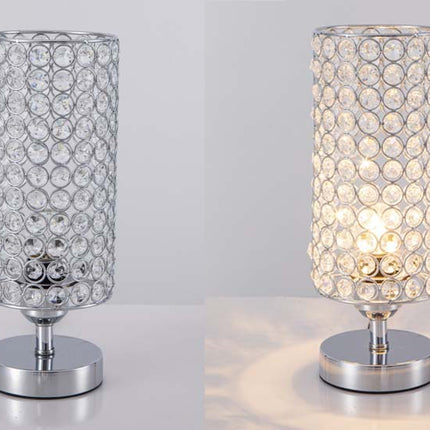 Crystal Bedroom Nightstand Light Bedside Table Lamp Home Decor Desktop Lamp