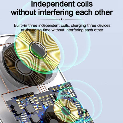 3-in-1 Wireless Charging Station for iPhone Watch AirPods