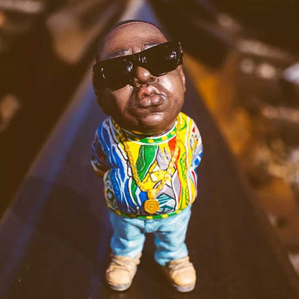 10cm Resin Small Pop-Rapper Star Tupac Figure Cool Hip Hop Guy Desktop Statue