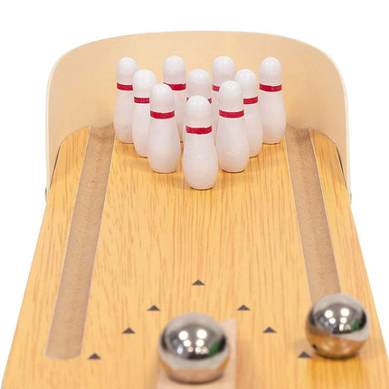 Mini Tabletop Tenpin Bowling Game, Portable Desktop Bowling Set for Family Classic Novelty Gift