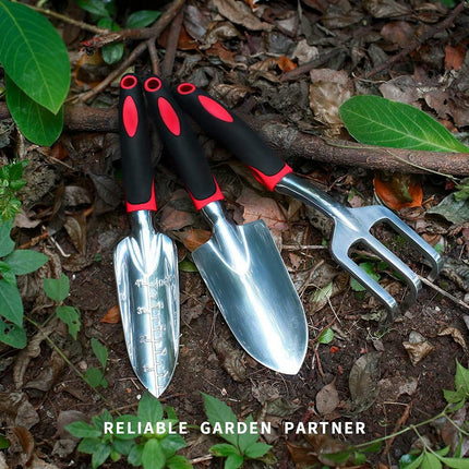 3Pcs Aluminum Alloy Garden Hand Tools for Yard Vegetable Planting