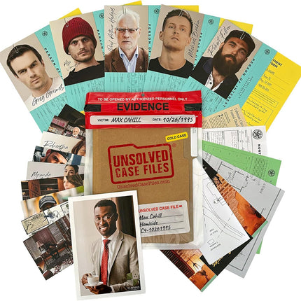 Murder Mystery Game Unsolved Case Files Detective Crime Cold Case Party Games