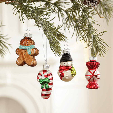 Christmas Tree Bauble Ornament Set, Assorted Hanging Xmas Baubles for Home, Party & Holiday Festive Decoration