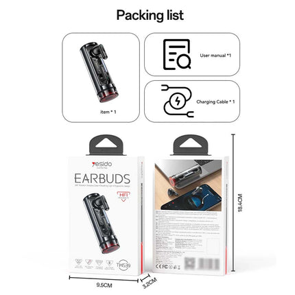 TWS Wireless Earbuds, Bluetooth 5.3 Headphones, Compatible with Android & iPhone