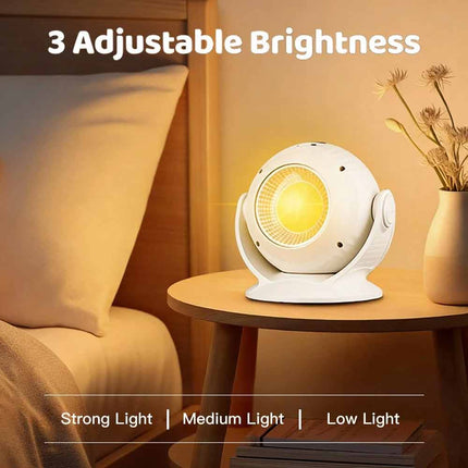 360° Rotating Planetarium Galaxy Starry Sky Projector LED Night Light Lamp