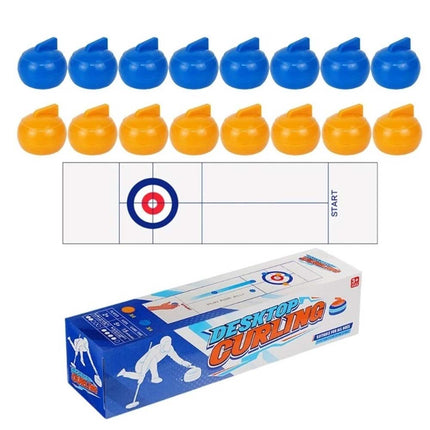 Funny Tabletop Mini Curling Game Indoor Sports Game for Adults